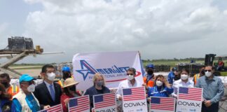 Llegan a SPS 1,5 millones de vacunas donadas por EE UU bajo el mecanismo Covax