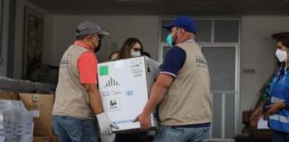 Un lote de 42,120 dosis de la vacuna Pfizer llegaron hoy a Honduras