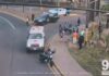 Cámaras captan imprudencia de motociclista en la capital (Vídeo)