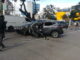 Una persona herida deja como resultado un aparatoso accidente vial en la capital