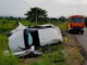 Cuatro personas heridas deja un fuerte accidente de tránsito en Santa Rosa de Copán