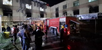 Al menos 40 personas mueren por un incendio en un hospital para Covid-19 en el sur de Irak