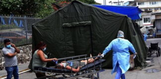 Las muertes por Covid-19 cada vez más cotidianas en los centros de triaje de Tegucigalpa y San Pedro Sula