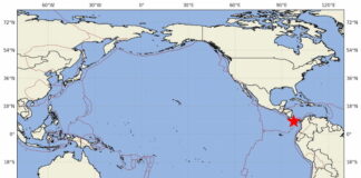 Se registra un fuerte sismo de 6,8 frente a la costa de Panamá