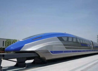 China presenta un nuevo tren de levitación magnética que alcanza los 600 km/h