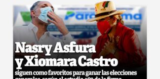 Nasry Asfura y Xiomara Castro, siguen como favoritos para ganar las elecciones generales, según el estudio #89 de la firma Encuestadora Paradigma