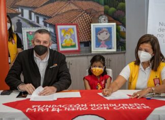 La fundación hondureña para el niño con cáncer y world vision Honduras firman convenio para maximizar la ayuda social en el país