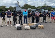 Alcalde de Roatán y tres detenidos más son remitidos a Tegucigalpa con la droga incautada para iniciar juicio