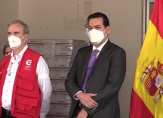 Canciller de Honduras agradece a España donación de vacunas anticovid