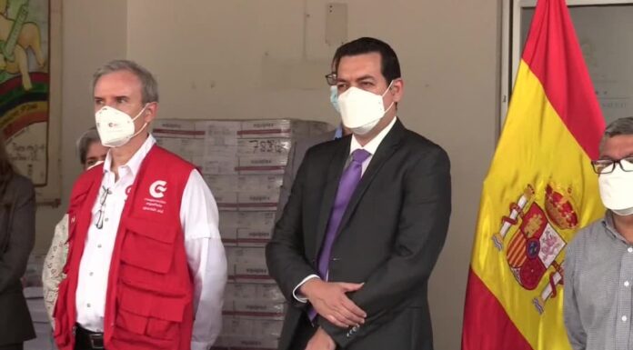 Canciller de Honduras agradece a España donación de vacunas anticovid