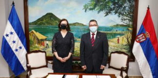 Honduras y Serbia acuerdan cooperación y mecanismo de consultas políticas
