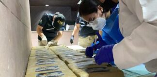 Ministerio Público realizó peritaje químico-toxicológico a la cocaína incautada en Roatán