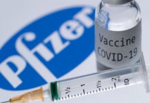 Pfizer dice que la tercera dosis de su vacuna ofrece una protección del 95,6%