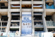 Asaltan la tienda del Real Madrid en el Santiago Bernabéu