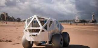 Conoce a Beachbot, el pequeño robot que limpia las playas