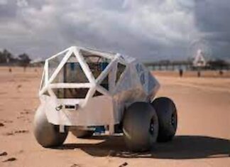 Conoce a Beachbot, el pequeño robot que limpia las playas
