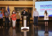Unos 50 mil hondureños se prevé inmunizar con el tercer vacunatón en el Litoral Atlántico