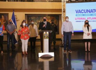 Unos 50 mil hondureños se prevé inmunizar con el tercer vacunatón en el Litoral Atlántico