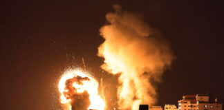 Israel lanza ataques aéreos sobre Gaza tras enfrentamientos fronterizos con palestinos