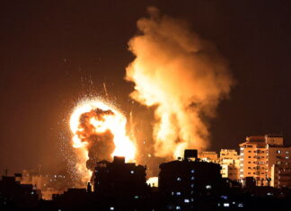 Israel lanza ataques aéreos sobre Gaza tras enfrentamientos fronterizos con palestinos