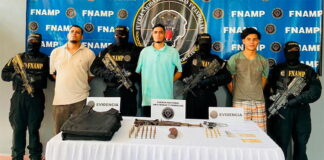 Capturan a cinco miembros de una organización criminal en SPS