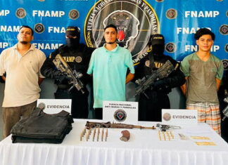 Capturan a cinco miembros de una organización criminal en SPS