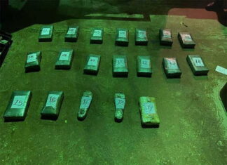 Encuentran unos 19 paquetes de clorhidrato de cocaína y más de 25 mil dólares en una embarcación en Puerto Cortés
