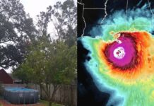 Hondureño residente en Nueva Orleans transmitió vía Facebook como se vive desde la llegada del huracán Ida