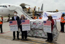 Honduras recibe más de 99 mil vacunas Pfizer donadas por Estados Unidos