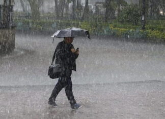 Las lluvias continuarán hasta el fin de semana en el territorio nacional
