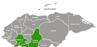 Copeco decreta alerta verde por 24 horas en cinco departamentos del país