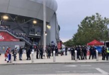 Partido amistoso entre Olimpia y Motagua en Nueva Jersey, deja el saldo de 12 aficionados heridos