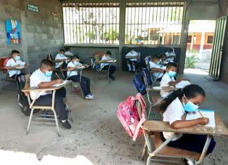 El 90% de las escuelas Proheco imparte clases semipresenciales en Comayagua