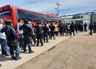 Trasladan 125 reos del centro penal de El Porvenir hacia la cárcel de El Pozo en Ilama, Santa Bárbara