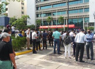 Pánico y confusión vivieron los pobladores en San Pedro Sula tras el sismo que sacudió gran parte del territorio hondureño