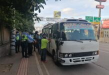 Intensifican operativos para bajar los índices de delincuencia en el transporte urbano