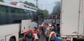 Por segundo día consecutivo, transportistas de carga pesada realizan protestas en Colón