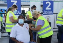 Un total de 120.543 fueron vacunadas este sábado en la jornada del Vacunatón