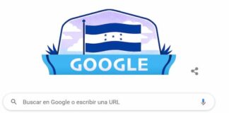 Google felicita a Honduras por el Bicentenario de Independencia