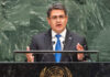 Presidente Hernández dice ante la ONU que Netflix podrían hacer una serie basada en testimonios de narcos hondureños