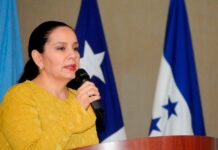 La primera dama hondureña lidera misión que visitará frontera sur de México