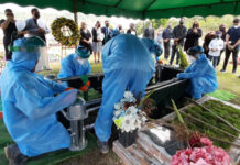 Dan último el adiós al pastor Mario Tomás Barahona, mientras que su esposa sigue delicada a causa del Covid-19