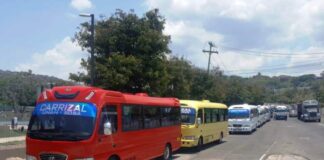 Paralizada de forma indefinida la ruta Carrizal-UNAH-La Sosa por extorsión