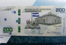 Billete de 200 lempiras comenzó a circular con 30 millones de piezas