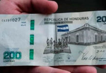 Alertan sobre la circulación de billetes falsos de 200 lempiras en Honduras