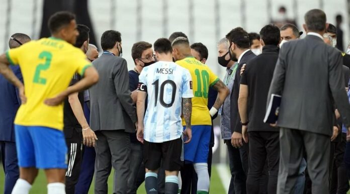 Suspenden el partido entre Brasil y Argentina por una infracción al protocolo sanitario