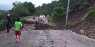 Interrumpido el paso en la aduana fronteriza de El Poy a causa de las lluvias
