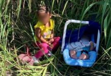 Abandonan a niña hondureña y su hermano de tres a la orilla del río Bravo