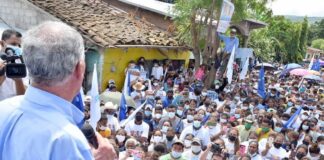 Papi en Sulaco, Yoro: “Trabajaré con los 298 alcaldes para ayudarles a llevar desarrollo”