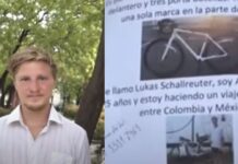 Delincuentes en Choluteca le roban la bicicleta a un ciudadano alemán que viaja de Colombia a México